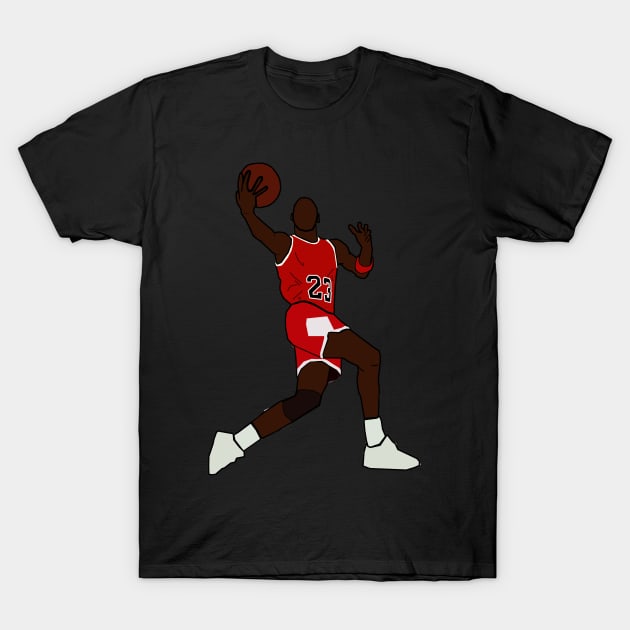 Michael Jordan Acrobatic Jelly Layup - Chicago Bulls T-Shirt by xavierjfong